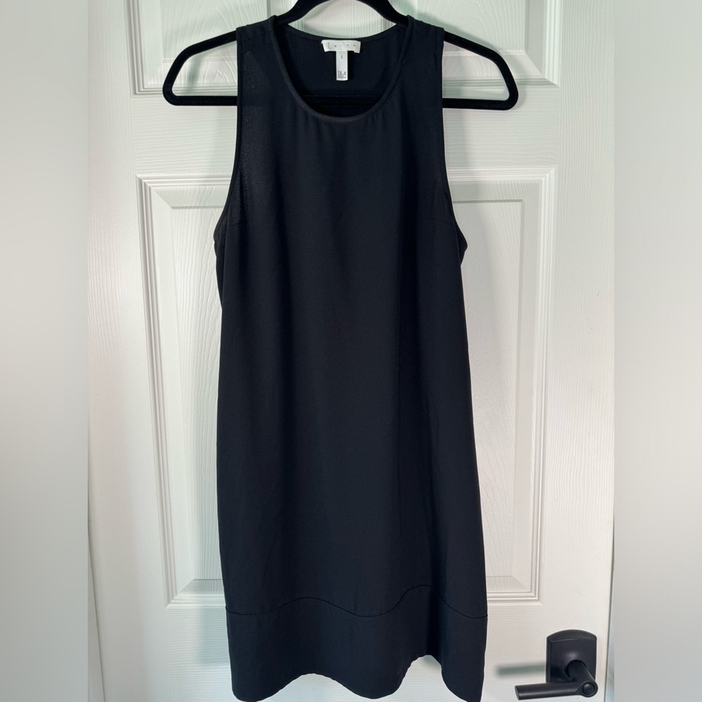 LEITH Little Black Racerback Shift Dress Classic Contemporary Size Medium